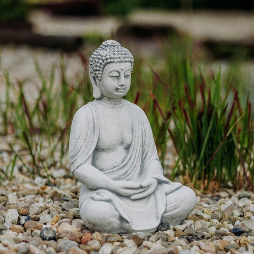 Statuette pierre bouddha - statuette,