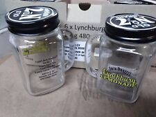 6 Verres chope mug Lynchburg jack Daniel's whisky whiskey n°7 no Ricard n3 