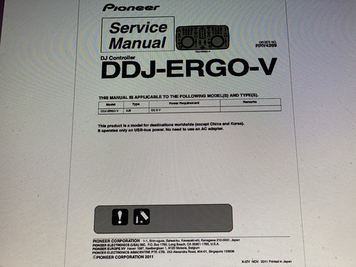 Pioneer ddj ergo - pioneer, ddj-ergo-v