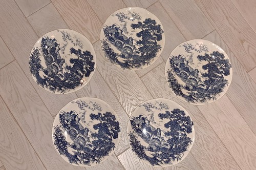 Lot assiettes plates vintage - 6,