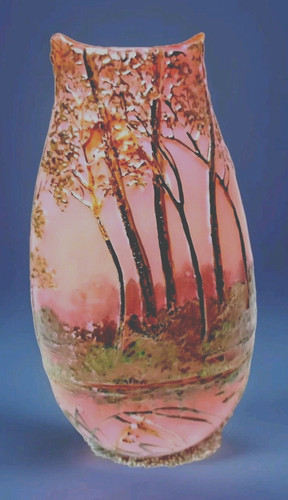 Vase legras signé - vase, d