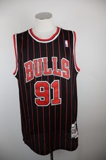 Mitchell & Ness Maillot De Basket Homme 2XL Man Jersey Rodman N 91 Bulls 1995