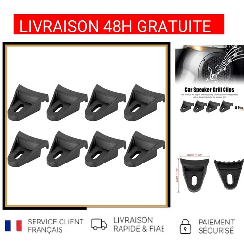 Clips fixation grille - 8,