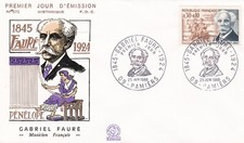 FRANCE 1966 FDC GABRIEL FAURE YT 1473