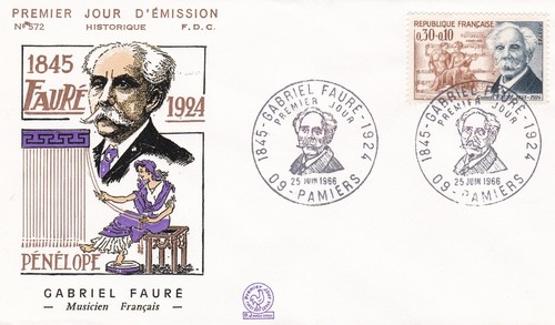 France 1966 fdc - fdc, faure
