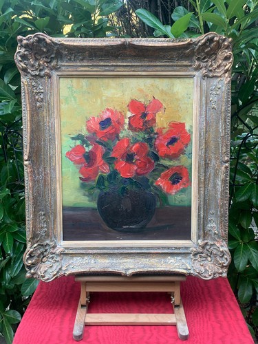 Tableau ancien huile panneau - ancien, panneau/