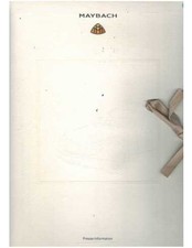 ▄▀▄ MAYBACH 2003 - Dossier de presse Modèles Maybach 57 et Maybach 62 ▄▀▄