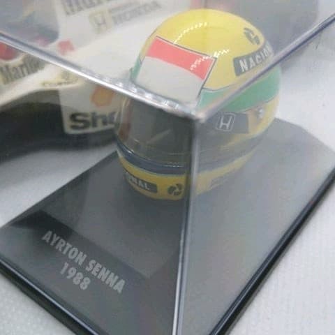 Ayrton senna helmet 1988 - 1988, (made