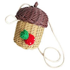  Sac en rotin tissé à la