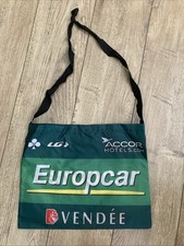Ancienne MUSETTE CYCLISME TOUR DE FRANCE Coureur Cycliste NO BIDON Europcar