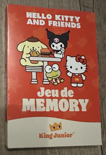 Jeu memory hello kitty burger - jeu,