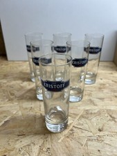 Lot De 6 Verres Eristoff 1806 Vodka Bar