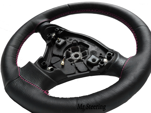 Couvre volant cuir noir - volant,