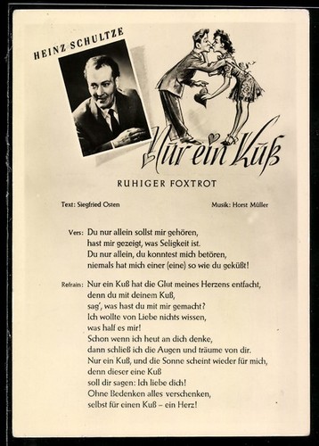Carte postale musicien - , heinz