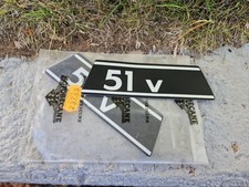 NOS sticker autocollant gaufre 23785  MOBYLETTE MOTOBECANE MBK 51 V