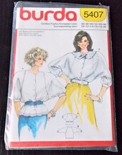 PATRONS DE COUTURE BURDA N°5407 CHEMISIER