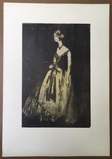 Linogravure Croquis Mode