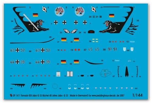 Peddinghaus decals 144 1411 - 1/144,
