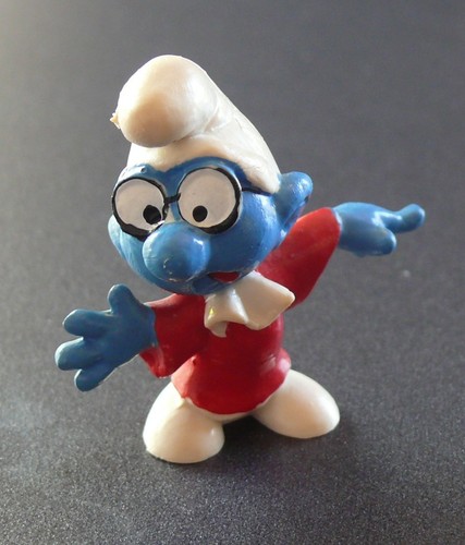 Figurine schtroumpf avocat - schtroumpf,