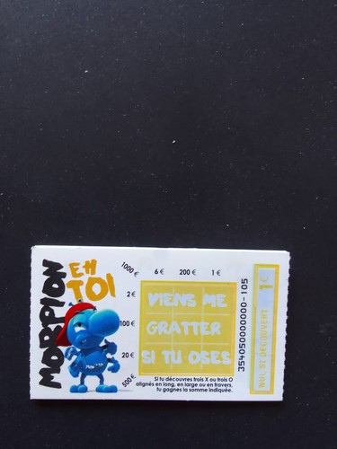 Lot tickets morpion - lot, 4