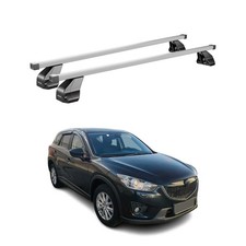 Barres de toit transversales pour Mazda CX-5 2015-2017 Acier Gris