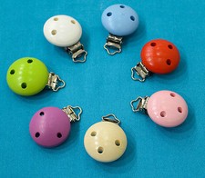 Clip Pince en Bois 3,5 cm Rond