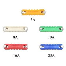 Lot de 5 fusibles STEATITE 5A 8A 10A 16A 25A  Fusible vintage véhicule ancien