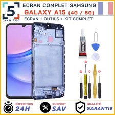 Ecran Complet Remplacement pour Samsung Galaxy A15 4G / 5G SM-A155F, A156E +Kit