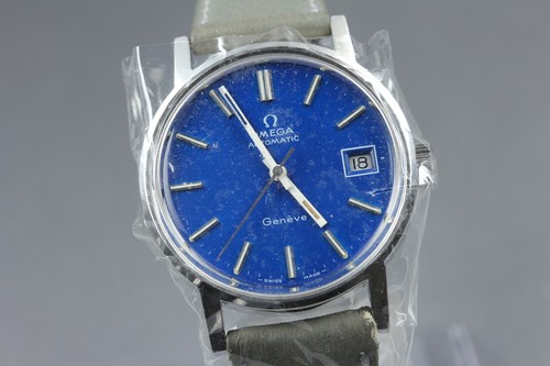 Omega geneve cadran bleu date - geneve,