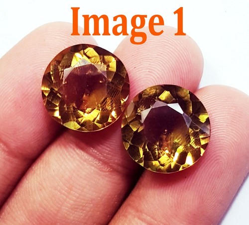 Paire pierres alexandrite - de,