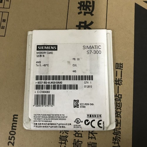 New siemens 6es7953 8lm20 - new,