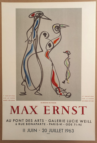Max ernst affiche - max,