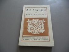 LIVRE ANCIEN AU MAROC ABEL BONNARD édition émile paul