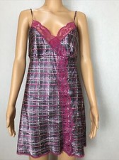 Victorias Secret Multicolor Womens Lace Chemise Babydoll Nightgown Size Small S