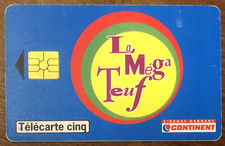 TELECARTE 5U CONTINENT MEGA TEUF RÉF PHONECOTE Gn372 UT SCHEDA PHONE CARD CARTE