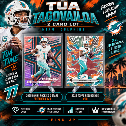 Tua tagovailoa card lot - card, 2025