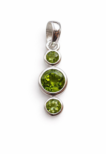Véritable pendentif péridot