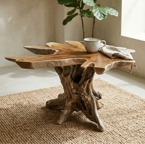 Teck exotique table basse - teck,