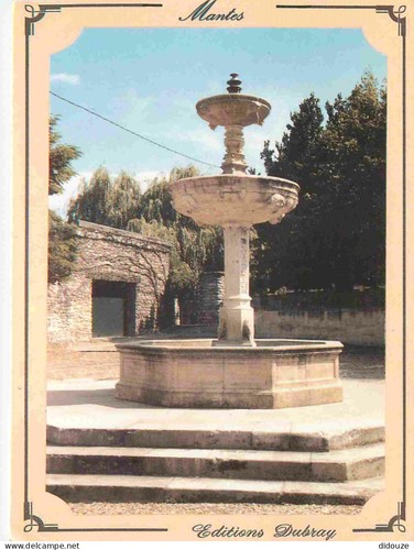 Carte postale mantes la - postale,