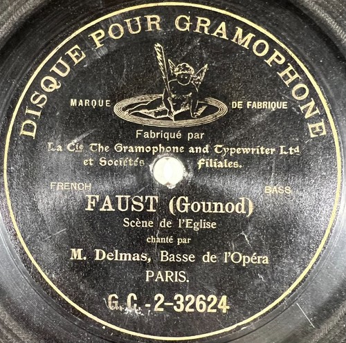 Delmas faust disque - (gounod),