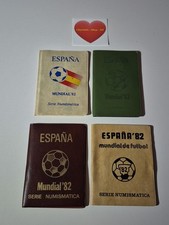 🪙 Lot De 4 Series Numismatiques MUNDIAL DE FUTBOL ESPANA 82 (Completes)
