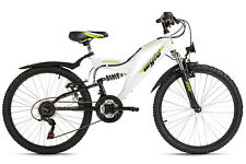 WYLD VTT enfant Tout Suspendu ATB 24" Zodiac 18 vitesses blanc-vert TC 38cm 305K