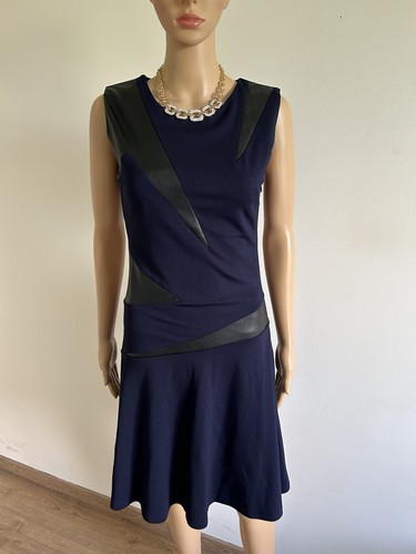 Robe bleue marine noire - robe, et