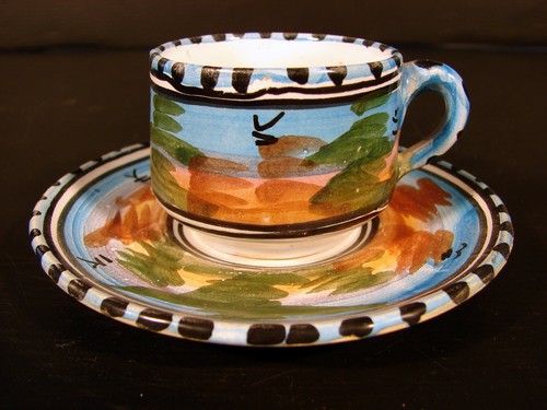 Tasse sous céramique - &, sous-tasse