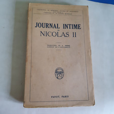 Journal Intime de Nicolas II 1925 A. PIERRE  Ed PAYOT