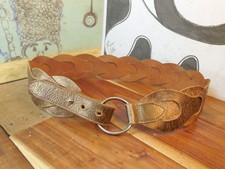 Gold Distressed Leather