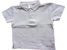 J170 Vêtement occasion Bébé  POLO Blanc KIDKANAÏ  24 Mois