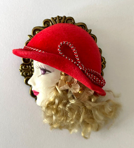 Broche vintage femme rétro - vintage,