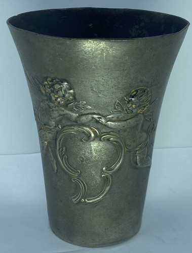 Très rare timbale - Étain, du