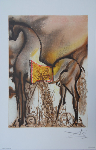 Salvador dali les chevaux - salvador,